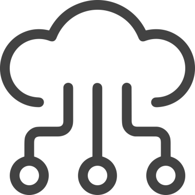 PNG biçiminde bulut depolama simgesi şeffaf arkaplan tasarımı ile dijital sunucu güvenli dosya eşzamanlama sunucu yönetimi ve modern web veya mobil kullanıcı arayüzü uygulamaları için ideal