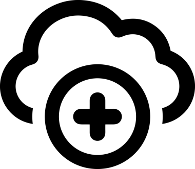 PNG biçiminde bulut depolama simgesi şeffaf arkaplan tasarımı ile dijital sunucu güvenli dosya eşzamanlama sunucu yönetimi ve modern web veya mobil kullanıcı arayüzü uygulamaları için ideal