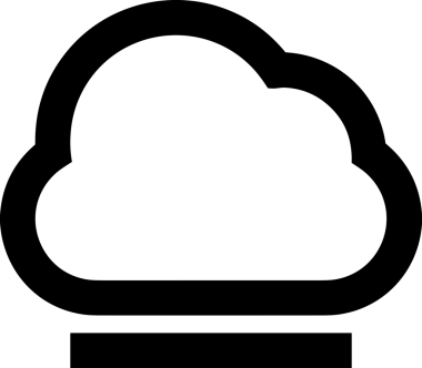 PNG biçiminde bulut depolama simgesi şeffaf arkaplan tasarımı ile dijital sunucu güvenli dosya eşzamanlama sunucu yönetimi ve modern web veya mobil kullanıcı arayüzü uygulamaları için ideal