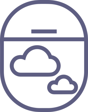 PNG biçiminde bulut depolama simgesi şeffaf arkaplan tasarımı ile dijital sunucu güvenli dosya eşzamanlama sunucu yönetimi ve modern web veya mobil kullanıcı arayüzü uygulamaları için ideal
