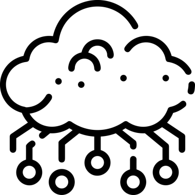 PNG biçiminde bulut depolama simgesi şeffaf arkaplan tasarımı ile dijital sunucu güvenli dosya eşzamanlama sunucu yönetimi ve modern web veya mobil kullanıcı arayüzü uygulamaları için ideal