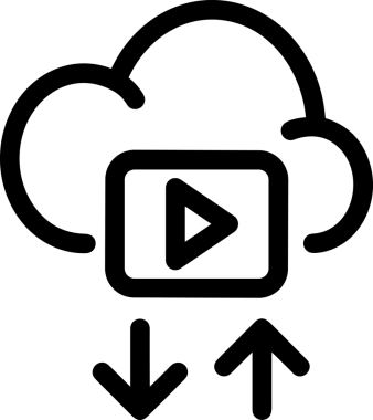 PNG biçiminde bulut depolama simgesi şeffaf arkaplan tasarımı ile dijital sunucu güvenli dosya eşzamanlama sunucu yönetimi ve modern web veya mobil kullanıcı arayüzü uygulamaları için ideal