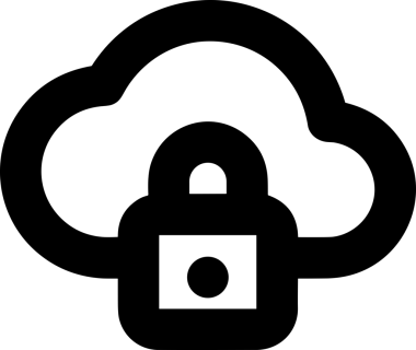 PNG biçiminde bulut depolama simgesi şeffaf arkaplan tasarımı ile dijital sunucu güvenli dosya eşzamanlama sunucu yönetimi ve modern web veya mobil kullanıcı arayüzü uygulamaları için ideal