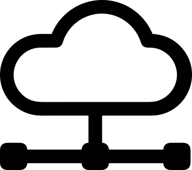 PNG biçiminde bulut depolama simgesi şeffaf arkaplan tasarımı ile dijital sunucu güvenli dosya eşzamanlama sunucu yönetimi ve modern web veya mobil kullanıcı arayüzü uygulamaları için ideal