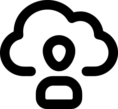 PNG biçiminde bulut depolama simgesi şeffaf arkaplan tasarımı ile dijital sunucu güvenli dosya eşzamanlama sunucu yönetimi ve modern web veya mobil kullanıcı arayüzü uygulamaları için ideal