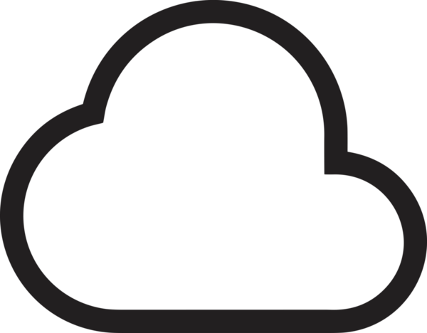 PNG biçiminde bulut depolama simgesi şeffaf arkaplan tasarımı ile dijital sunucu güvenli dosya eşzamanlama sunucu yönetimi ve modern web veya mobil kullanıcı arayüzü uygulamaları için ideal