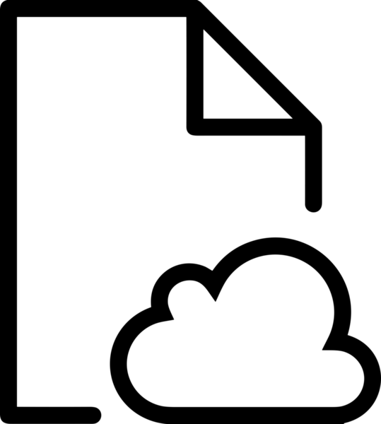 PNG biçiminde bulut depolama simgesi şeffaf arkaplan tasarımı ile dijital sunucu güvenli dosya eşzamanlama sunucu yönetimi ve modern web veya mobil kullanıcı arayüzü uygulamaları için ideal