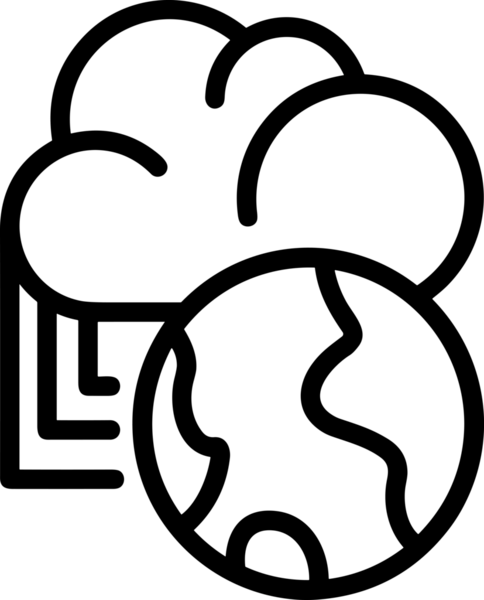 PNG biçiminde bulut depolama simgesi şeffaf arkaplan tasarımı ile dijital sunucu güvenli dosya eşzamanlama sunucu yönetimi ve modern web veya mobil kullanıcı arayüzü uygulamaları için ideal