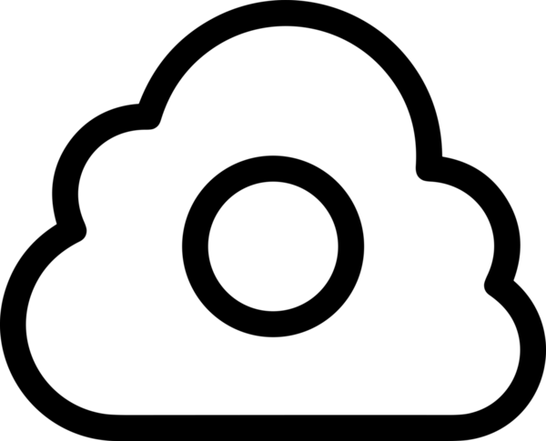 PNG biçiminde bulut depolama simgesi şeffaf arkaplan tasarımı ile dijital sunucu güvenli dosya eşzamanlama sunucu yönetimi ve modern web veya mobil kullanıcı arayüzü uygulamaları için ideal