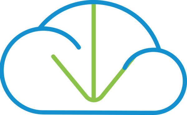 PNG biçiminde bulut depolama simgesi şeffaf arkaplan tasarımı ile dijital sunucu güvenli dosya eşzamanlama sunucu yönetimi ve modern web veya mobil kullanıcı arayüzü uygulamaları için ideal