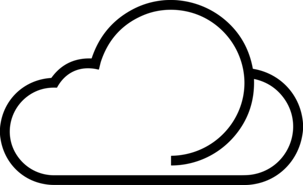 PNG biçiminde bulut depolama simgesi şeffaf arkaplan tasarımı ile dijital sunucu güvenli dosya eşzamanlama sunucu yönetimi ve modern web veya mobil kullanıcı arayüzü uygulamaları için ideal