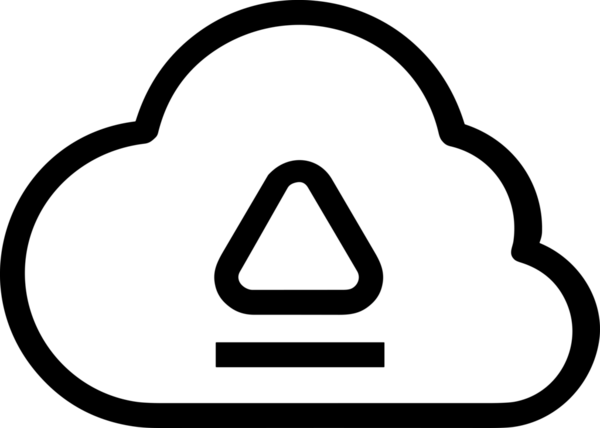 PNG biçiminde bulut depolama simgesi şeffaf arkaplan tasarımı ile dijital sunucu güvenli dosya eşzamanlama sunucu yönetimi ve modern web veya mobil kullanıcı arayüzü uygulamaları için ideal