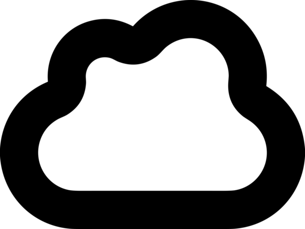 PNG biçiminde bulut depolama simgesi şeffaf arkaplan tasarımı ile dijital sunucu güvenli dosya eşzamanlama sunucu yönetimi ve modern web veya mobil kullanıcı arayüzü uygulamaları için ideal