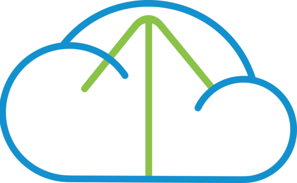 PNG biçiminde bulut depolama simgesi şeffaf arkaplan tasarımı ile dijital sunucu güvenli dosya eşzamanlama sunucu yönetimi ve modern web veya mobil kullanıcı arayüzü uygulamaları için ideal