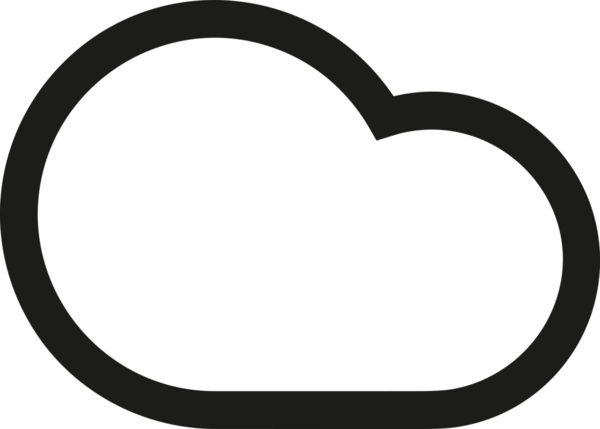 PNG biçiminde bulut depolama simgesi şeffaf arkaplan tasarımı ile dijital sunucu güvenli dosya eşzamanlama sunucu yönetimi ve modern web veya mobil kullanıcı arayüzü uygulamaları için ideal