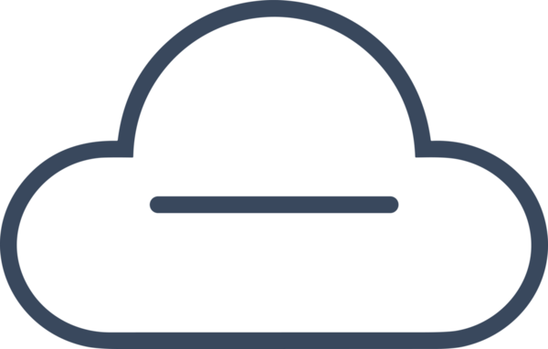 PNG biçiminde bulut depolama simgesi şeffaf arkaplan tasarımı ile dijital sunucu güvenli dosya eşzamanlama sunucu yönetimi ve modern web veya mobil kullanıcı arayüzü uygulamaları için ideal