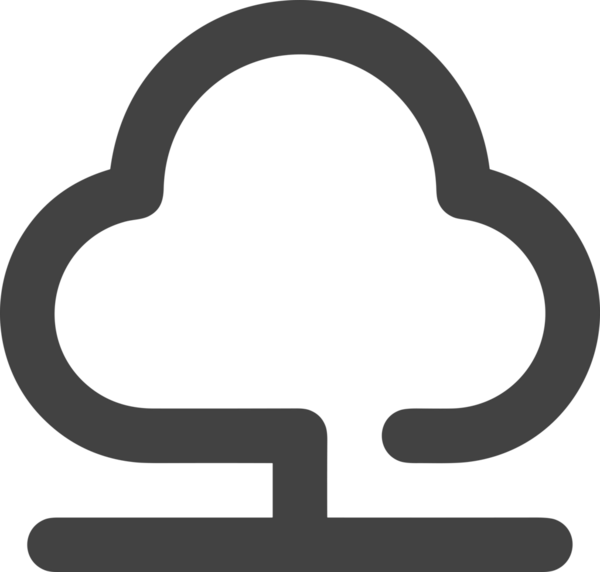 PNG biçiminde bulut depolama simgesi şeffaf arkaplan tasarımı ile dijital sunucu güvenli dosya eşzamanlama sunucu yönetimi ve modern web veya mobil kullanıcı arayüzü uygulamaları için ideal