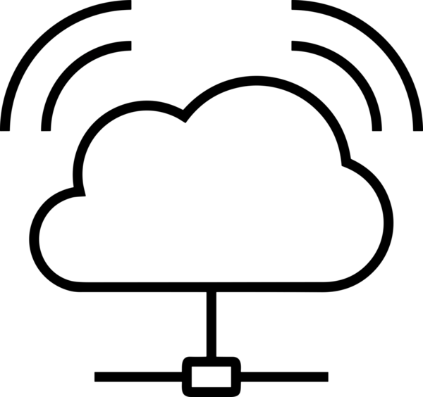 PNG biçiminde bulut depolama simgesi şeffaf arkaplan tasarımı ile dijital sunucu güvenli dosya eşzamanlama sunucu yönetimi ve modern web veya mobil kullanıcı arayüzü uygulamaları için ideal