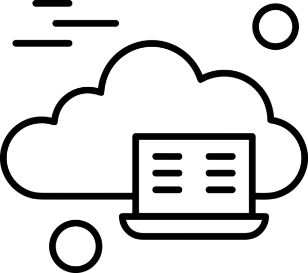 PNG biçiminde bulut depolama simgesi şeffaf arkaplan tasarımı ile dijital sunucu güvenli dosya eşzamanlama sunucu yönetimi ve modern web veya mobil kullanıcı arayüzü uygulamaları için ideal