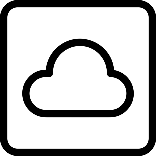 PNG biçiminde bulut depolama simgesi şeffaf arkaplan tasarımı ile dijital sunucu güvenli dosya eşzamanlama sunucu yönetimi ve modern web veya mobil kullanıcı arayüzü uygulamaları için ideal