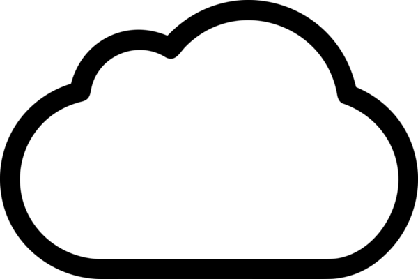 PNG biçiminde bulut depolama simgesi şeffaf arkaplan tasarımı ile dijital sunucu güvenli dosya eşzamanlama sunucu yönetimi ve modern web veya mobil kullanıcı arayüzü uygulamaları için ideal