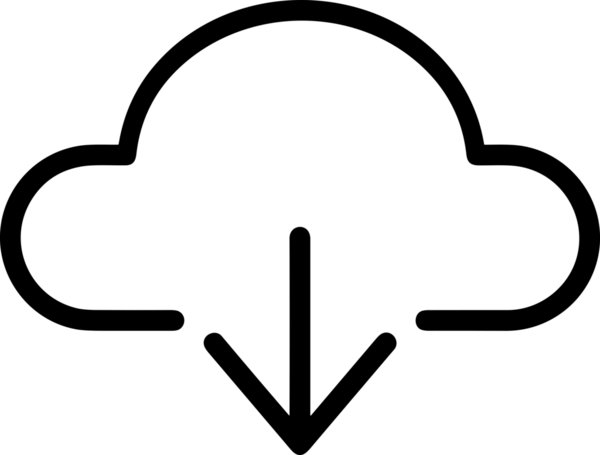 PNG biçiminde bulut depolama simgesi şeffaf arkaplan tasarımı ile dijital sunucu güvenli dosya eşzamanlama sunucu yönetimi ve modern web veya mobil kullanıcı arayüzü uygulamaları için ideal