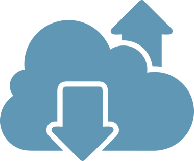 PNG biçiminde bulut depolama simgesi şeffaf arkaplan tasarımı ile dijital sunucu güvenli dosya eşzamanlama sunucu yönetimi ve modern web veya mobil kullanıcı arayüzü uygulamaları için ideal
