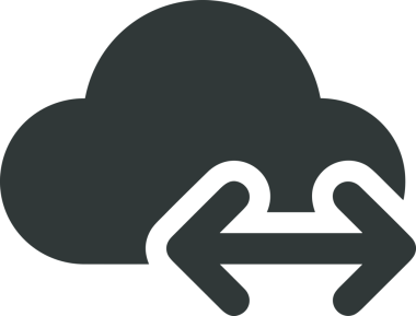 PNG biçiminde bulut depolama simgesi şeffaf arkaplan tasarımı ile dijital sunucu güvenli dosya eşzamanlama sunucu yönetimi ve modern web veya mobil kullanıcı arayüzü uygulamaları için ideal