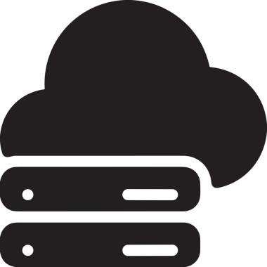 PNG biçiminde bulut depolama simgesi şeffaf arkaplan tasarımı ile dijital sunucu güvenli dosya eşzamanlama sunucu yönetimi ve modern web veya mobil kullanıcı arayüzü uygulamaları için ideal