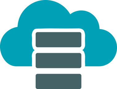 PNG biçiminde bulut depolama simgesi şeffaf arkaplan tasarımı ile dijital sunucu güvenli dosya eşzamanlama sunucu yönetimi ve modern web veya mobil kullanıcı arayüzü uygulamaları için ideal