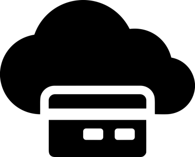 PNG biçiminde bulut depolama simgesi şeffaf arkaplan tasarımı ile dijital sunucu güvenli dosya eşzamanlama sunucu yönetimi ve modern web veya mobil kullanıcı arayüzü uygulamaları için ideal