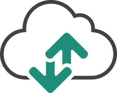 PNG biçiminde bulut depolama simgesi şeffaf arkaplan tasarımı ile dijital sunucu güvenli dosya eşzamanlama sunucu yönetimi ve modern web veya mobil kullanıcı arayüzü uygulamaları için ideal