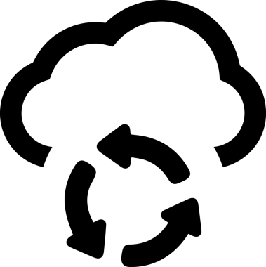 PNG biçiminde bulut depolama simgesi şeffaf arkaplan tasarımı ile dijital sunucu güvenli dosya eşzamanlama sunucu yönetimi ve modern web veya mobil kullanıcı arayüzü uygulamaları için ideal