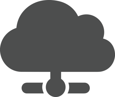 PNG biçiminde bulut depolama simgesi şeffaf arkaplan tasarımı ile dijital sunucu güvenli dosya eşzamanlama sunucu yönetimi ve modern web veya mobil kullanıcı arayüzü uygulamaları için ideal