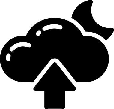 PNG biçiminde bulut depolama simgesi şeffaf arkaplan tasarımı ile dijital sunucu güvenli dosya eşzamanlama sunucu yönetimi ve modern web veya mobil kullanıcı arayüzü uygulamaları için ideal