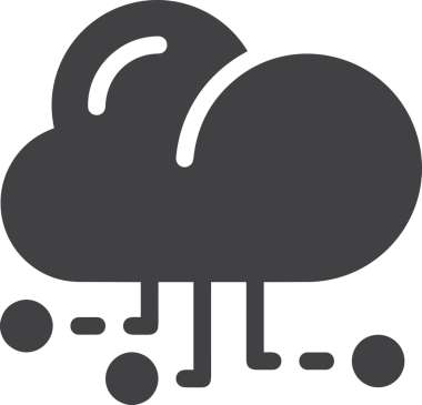 PNG biçiminde bulut depolama simgesi şeffaf arkaplan tasarımı ile dijital sunucu güvenli dosya eşzamanlama sunucu yönetimi ve modern web veya mobil kullanıcı arayüzü uygulamaları için ideal