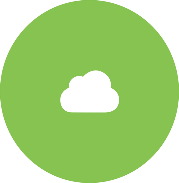 PNG biçiminde bulut depolama simgesi şeffaf arkaplan tasarımı ile dijital sunucu güvenli dosya eşzamanlama sunucu yönetimi ve modern web veya mobil kullanıcı arayüzü uygulamaları için ideal