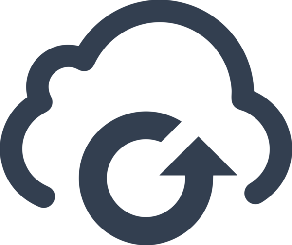 PNG biçiminde bulut depolama simgesi şeffaf arkaplan tasarımı ile dijital sunucu güvenli dosya eşzamanlama sunucu yönetimi ve modern web veya mobil kullanıcı arayüzü uygulamaları için ideal