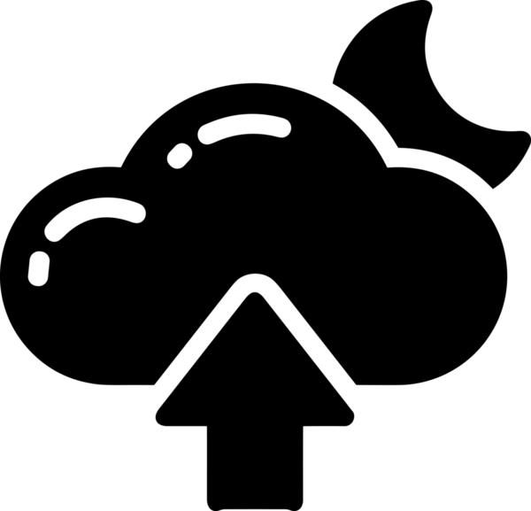 PNG biçiminde bulut depolama simgesi şeffaf arkaplan tasarımı ile dijital sunucu güvenli dosya eşzamanlama sunucu yönetimi ve modern web veya mobil kullanıcı arayüzü uygulamaları için ideal