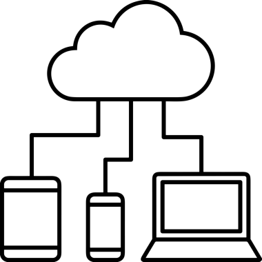 PNG biçiminde bulut depolama simgesi şeffaf arkaplan tasarımı ile dijital sunucu güvenli dosya eşzamanlama sunucu yönetimi ve modern web veya mobil kullanıcı arayüzü uygulamaları için ideal