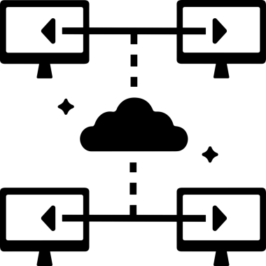 PNG biçiminde bulut depolama simgesi şeffaf arkaplan tasarımı ile dijital sunucu güvenli dosya eşzamanlama sunucu yönetimi ve modern web veya mobil kullanıcı arayüzü uygulamaları için ideal