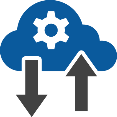 PNG biçiminde bulut depolama simgesi şeffaf arkaplan tasarımı ile dijital sunucu güvenli dosya eşzamanlama sunucu yönetimi ve modern web veya mobil kullanıcı arayüzü uygulamaları için ideal