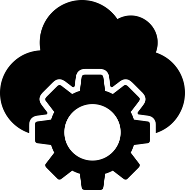 PNG biçiminde bulut depolama simgesi şeffaf arkaplan tasarımı ile dijital sunucu güvenli dosya eşzamanlama sunucu yönetimi ve modern web veya mobil kullanıcı arayüzü uygulamaları için ideal