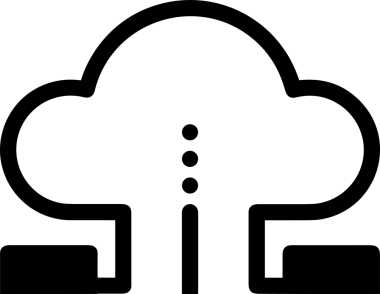 PNG biçiminde bulut depolama simgesi şeffaf arkaplan tasarımı ile dijital sunucu güvenli dosya eşzamanlama sunucu yönetimi ve modern web veya mobil kullanıcı arayüzü uygulamaları için ideal