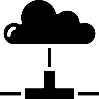 PNG biçiminde bulut depolama simgesi şeffaf arkaplan tasarımı ile dijital sunucu güvenli dosya eşzamanlama sunucu yönetimi ve modern web veya mobil kullanıcı arayüzü uygulamaları için ideal
