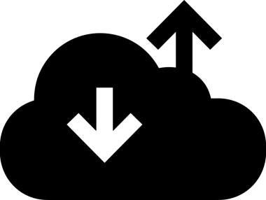 PNG biçiminde bulut depolama simgesi şeffaf arkaplan tasarımı ile dijital sunucu güvenli dosya eşzamanlama sunucu yönetimi ve modern web veya mobil kullanıcı arayüzü uygulamaları için ideal