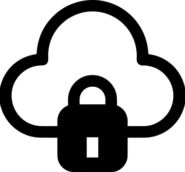 PNG biçiminde bulut depolama simgesi şeffaf arkaplan tasarımı ile dijital sunucu güvenli dosya eşzamanlama sunucu yönetimi ve modern web veya mobil kullanıcı arayüzü uygulamaları için ideal