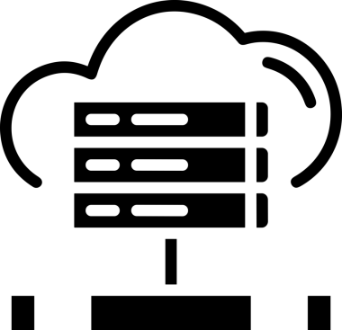 PNG biçiminde bulut depolama simgesi şeffaf arkaplan tasarımı ile dijital sunucu güvenli dosya eşzamanlama sunucu yönetimi ve modern web veya mobil kullanıcı arayüzü uygulamaları için ideal