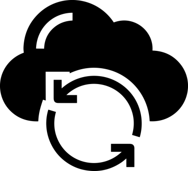 PNG biçiminde bulut depolama simgesi şeffaf arkaplan tasarımı ile dijital sunucu güvenli dosya eşzamanlama sunucu yönetimi ve modern web veya mobil kullanıcı arayüzü uygulamaları için ideal