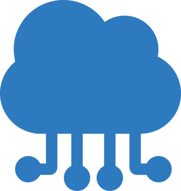 PNG biçiminde bulut depolama simgesi şeffaf arkaplan tasarımı ile dijital sunucu güvenli dosya eşzamanlama sunucu yönetimi ve modern web veya mobil kullanıcı arayüzü uygulamaları için ideal